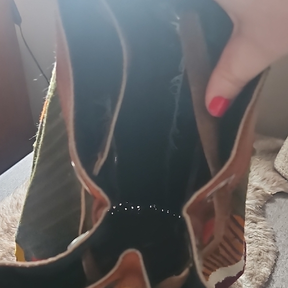 Brown Backpack with Rounded Flap Design and Textured Fabric - Picture 3 of 5